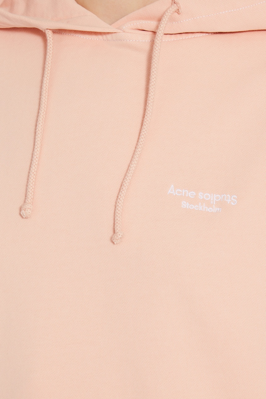 фото Абрикосовое худи оверсайз acne studios