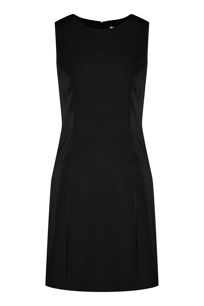 фото Черное платье без рукавов calvin klein