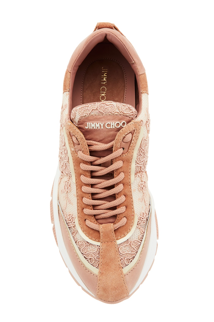 фото Розовые кроссовки raine jimmy choo