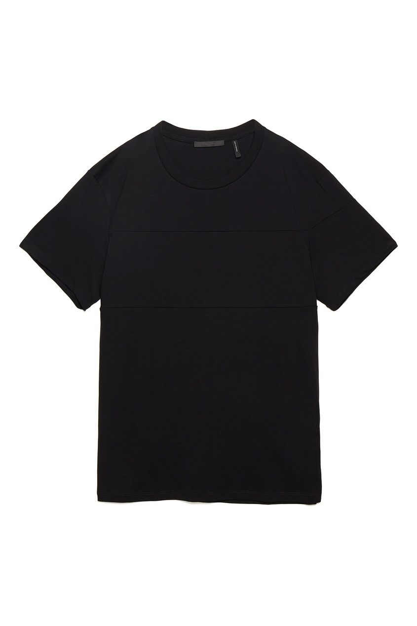 Черная футболка с логотипом от Helmut Lang