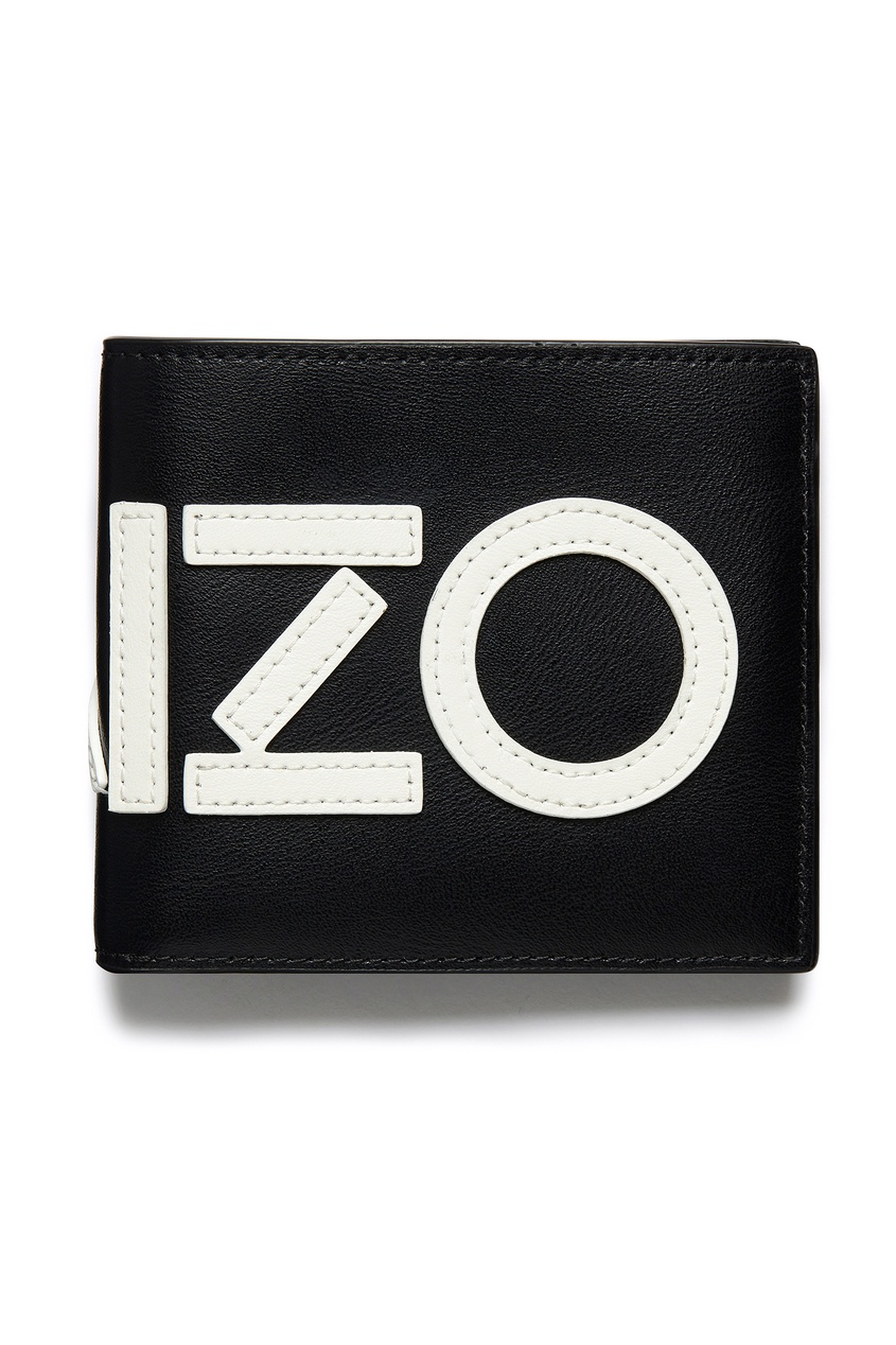 фото Кожаный кошелек с логотипом Kenzo