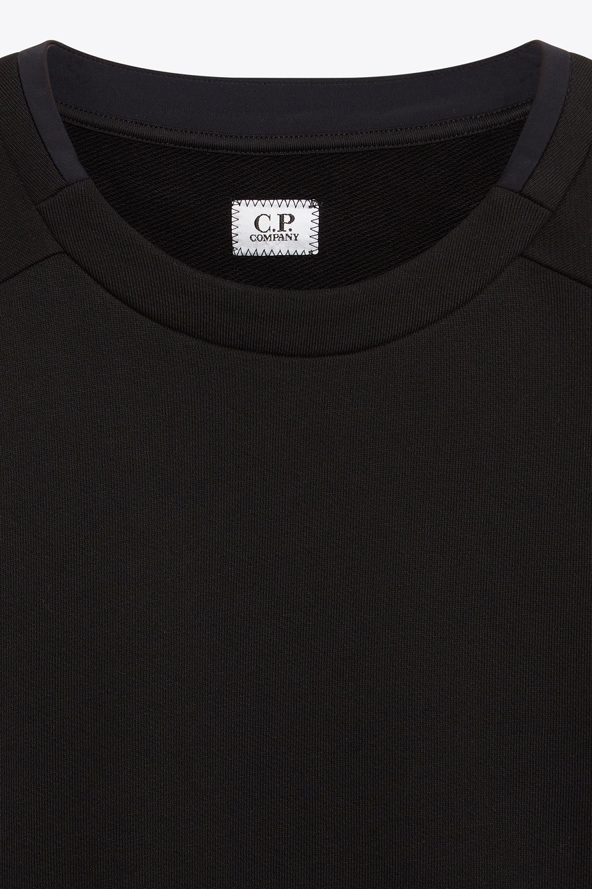 фото Черный свитшот с логотипом C.p. company