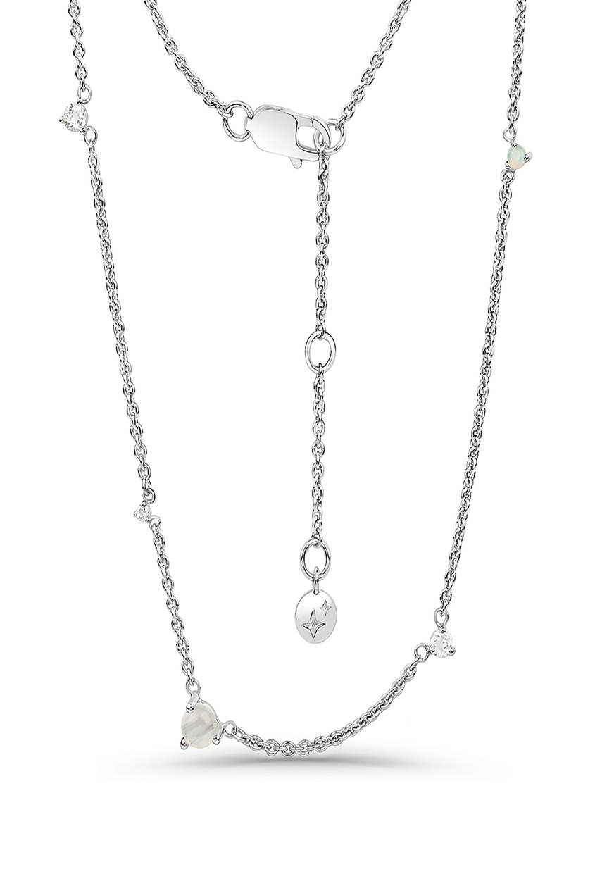 

Серебряное колье Stardust, Белый