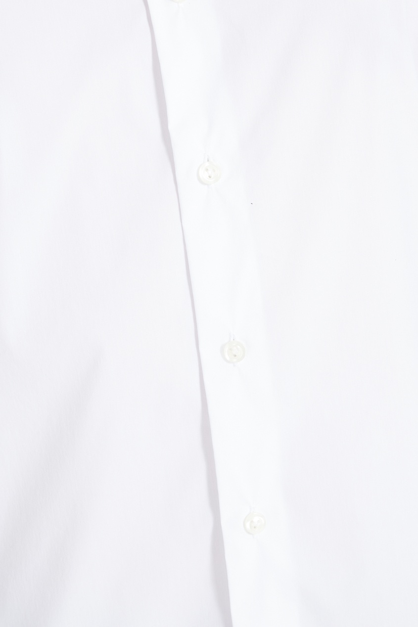 фото Хлопковая белая рубашка van laack