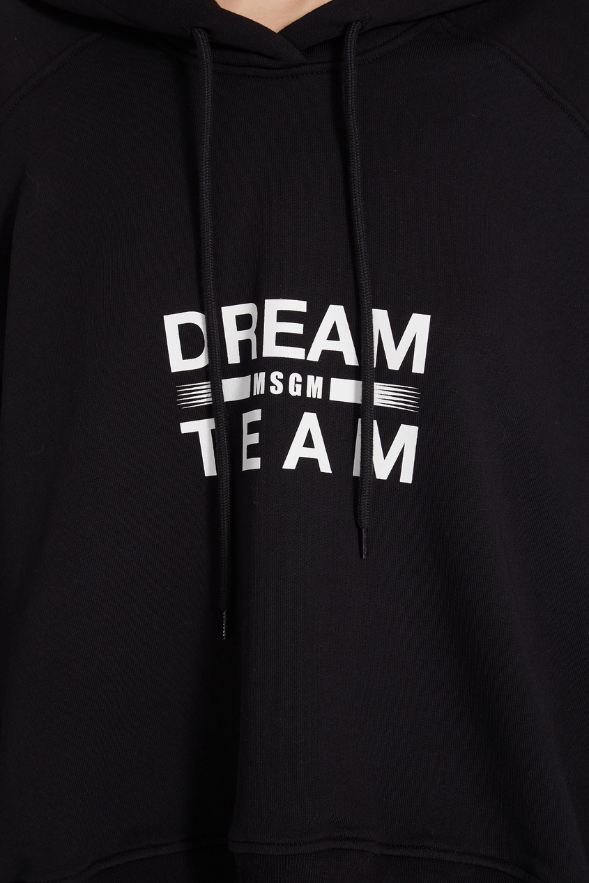 фото Черное худи msgm dream team