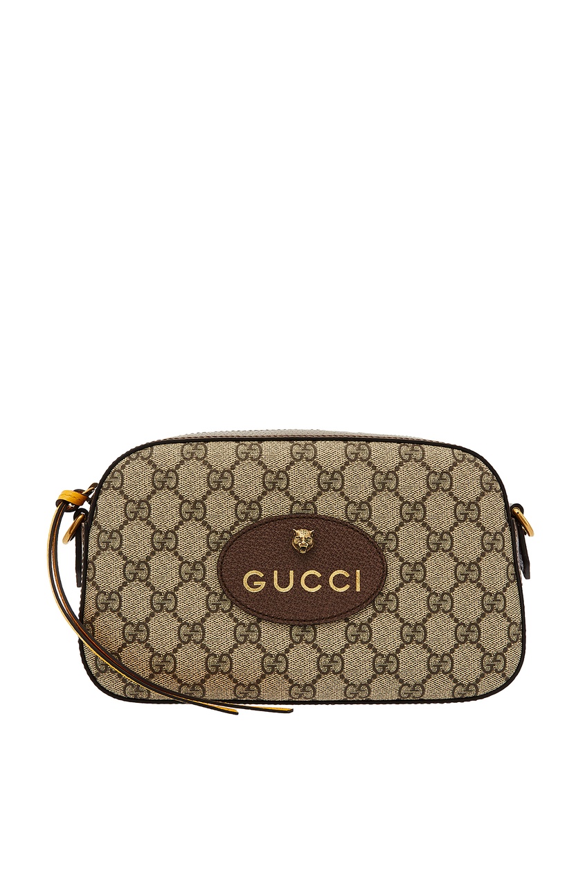 фото Бежевая сумка с монограммами gucci