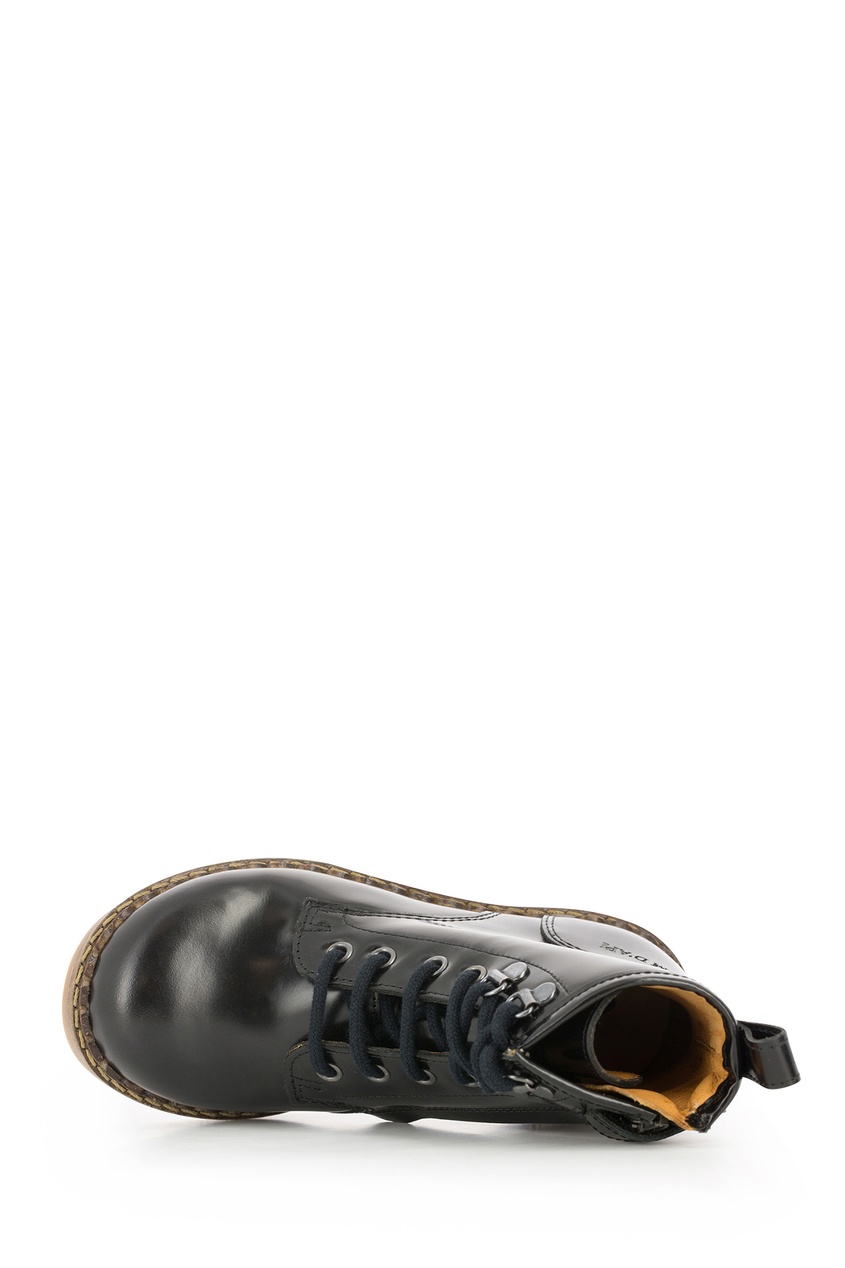фото Черные кожаные ботинки pom d'api