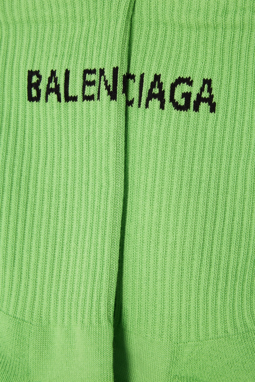 фото Зеленые носки Balenciaga