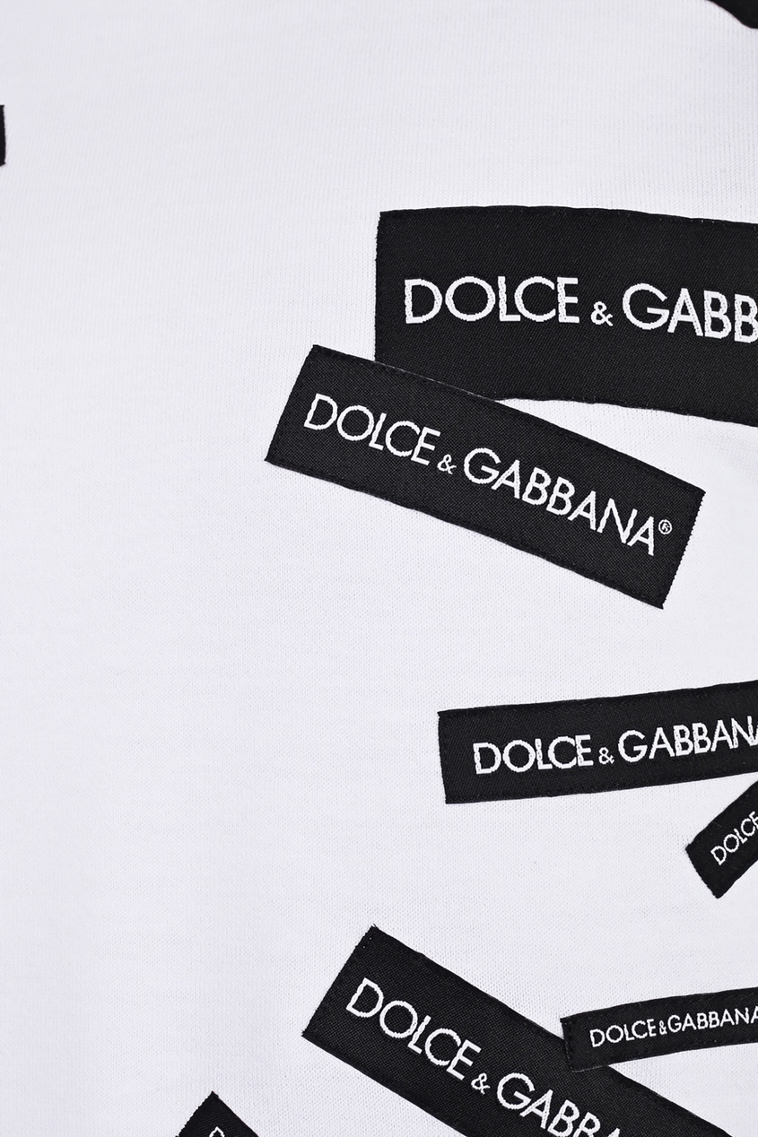 фото Белая футболка dolce&gabbana