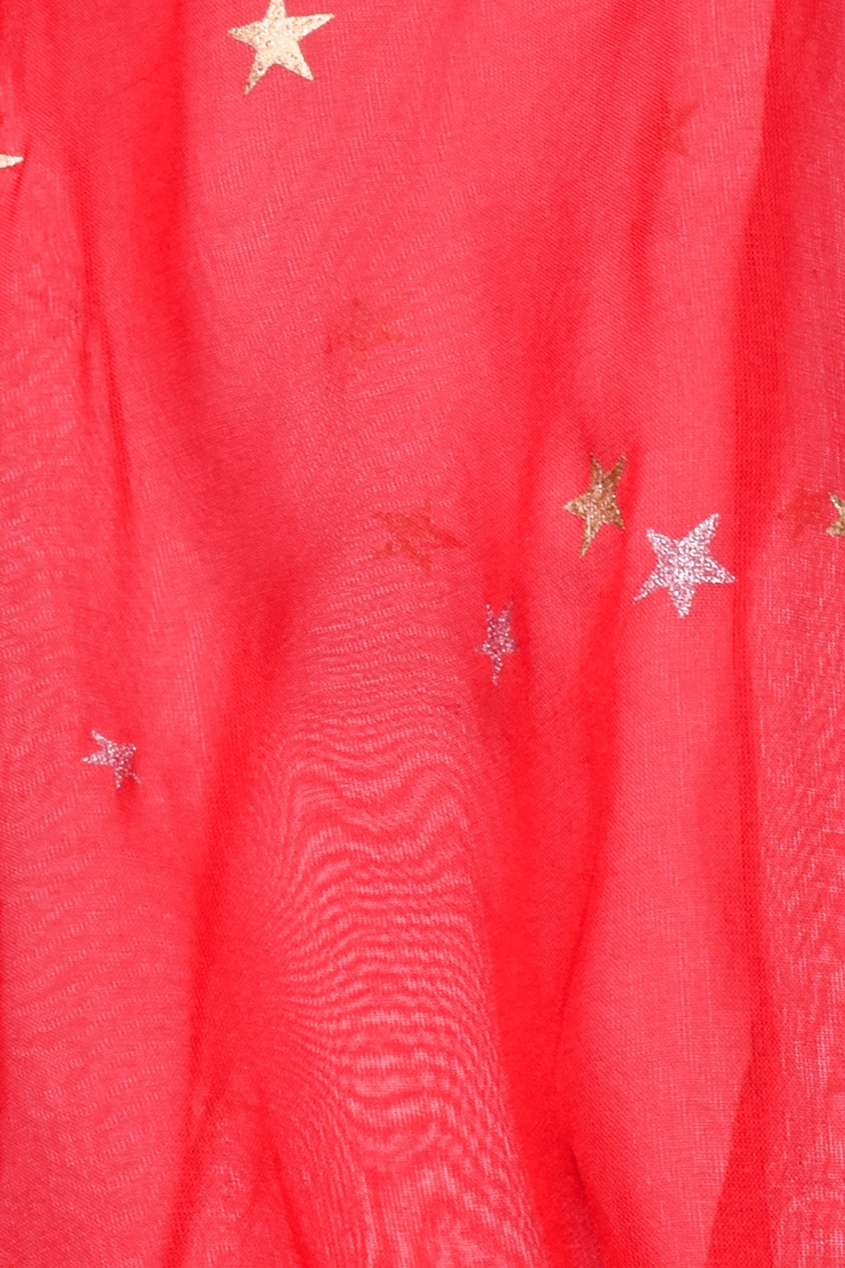 фото Красное платье со звездочками dior kids