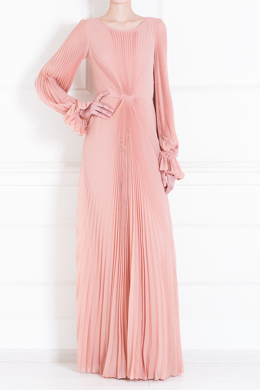 

Шелковое платье, Розовый, Шелковое платье