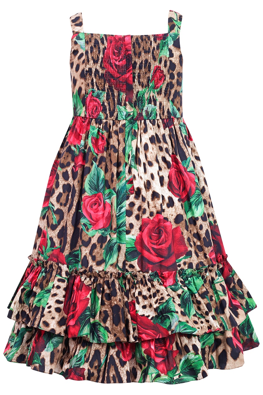 фото Леопардовое платье dolce&gabbana