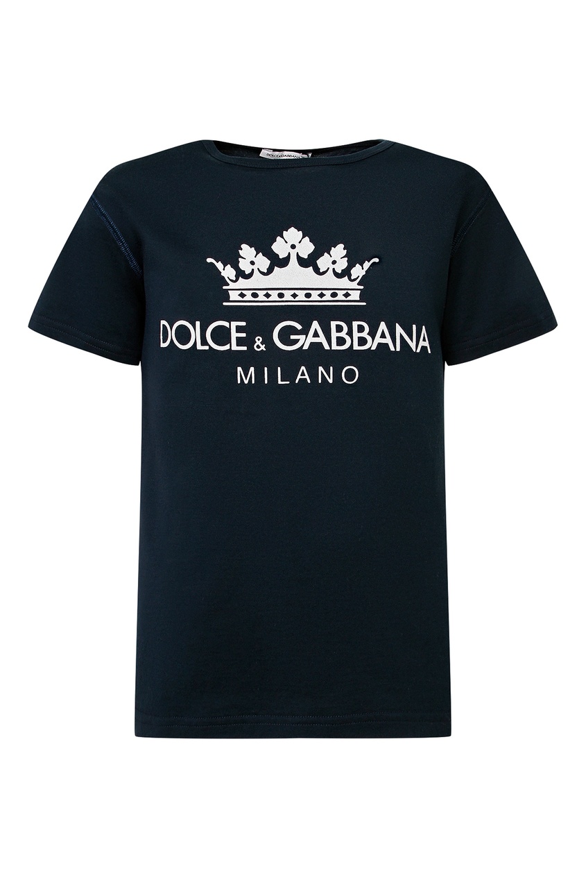 фото Синяя футболка d&g dolce&gabbana