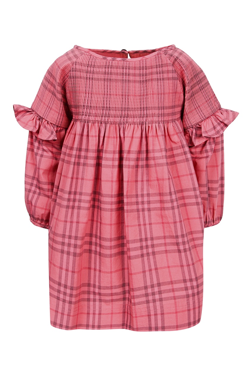 фото Свободное платье в клетку burberry kids