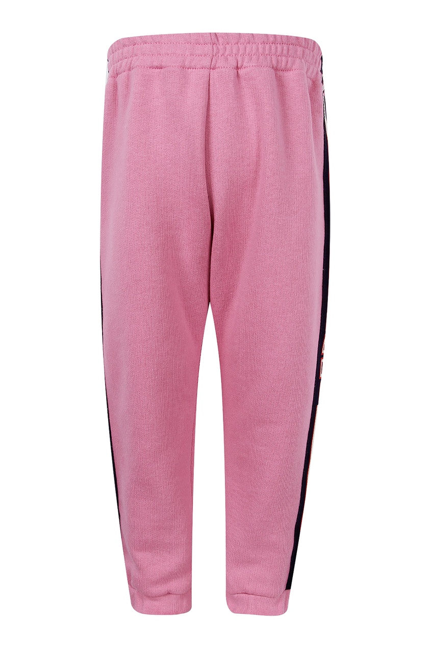фото Спортивные розовые брюки с лампасами gucci