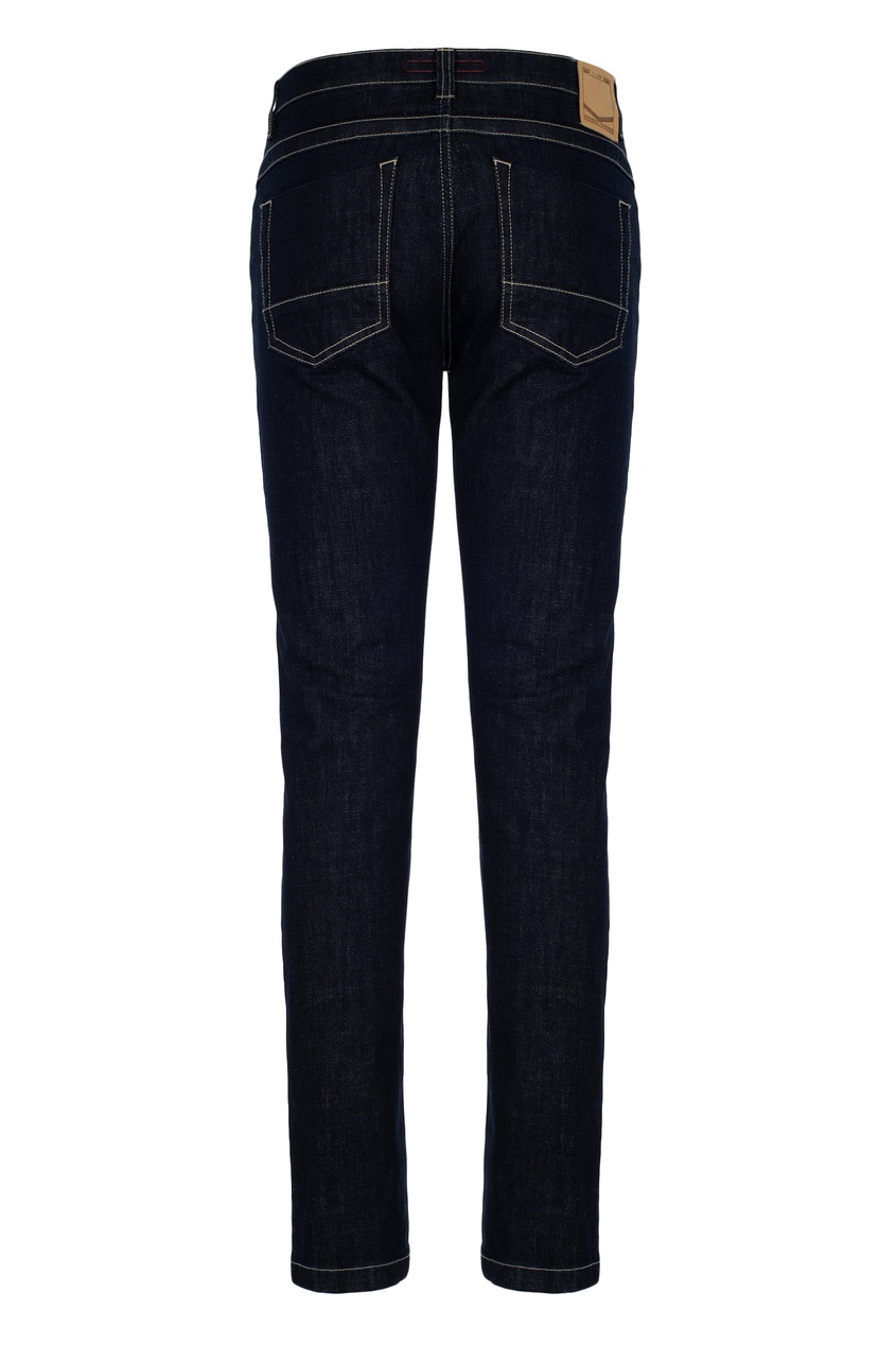 фото Синие джинсы с контрастной строчкой bikkembergs