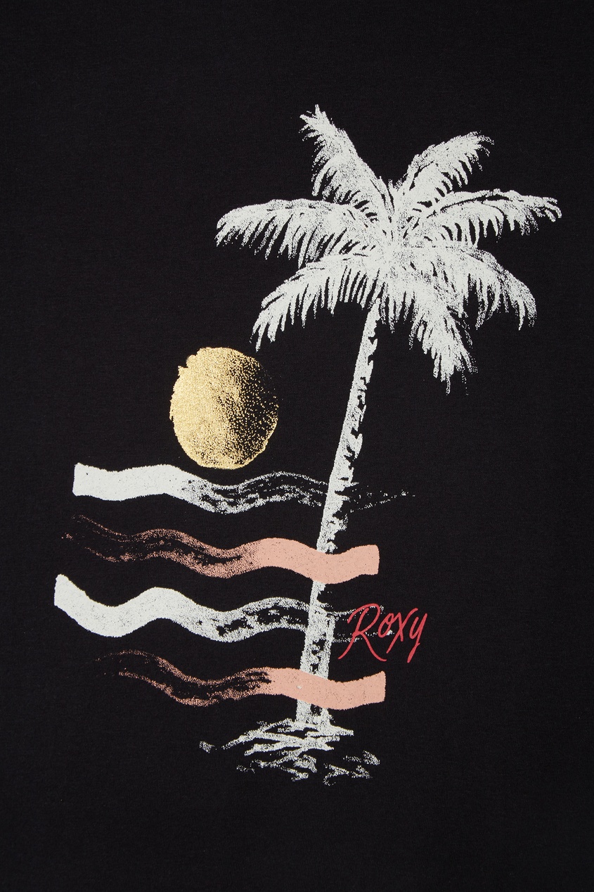 

Платье-футболка с принтом Color Sky B, Черный