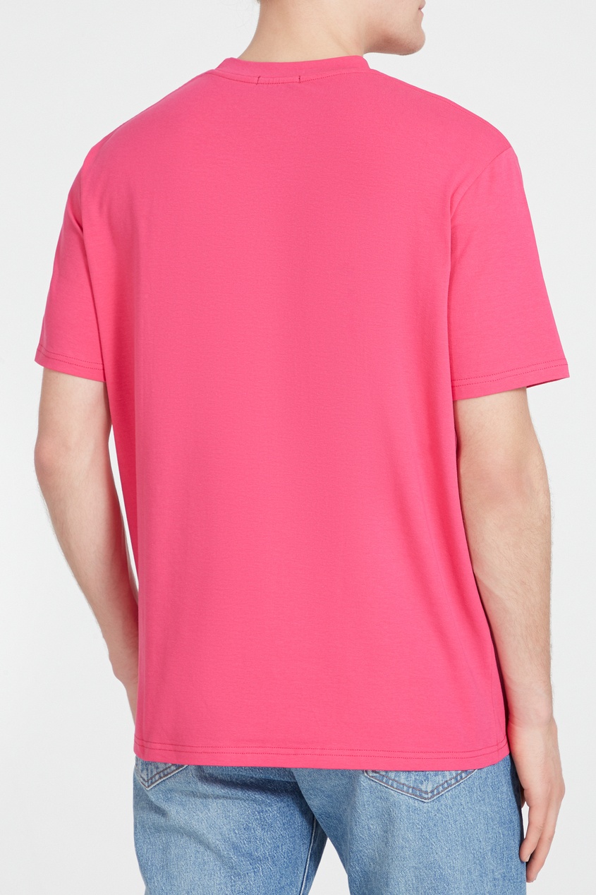 фото Розовая футболка с принтом\ скрыто по запросу мерчанта artem krivda