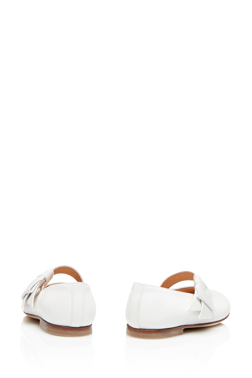 фото Детские балетки Bow Blossom Aquazzura kids