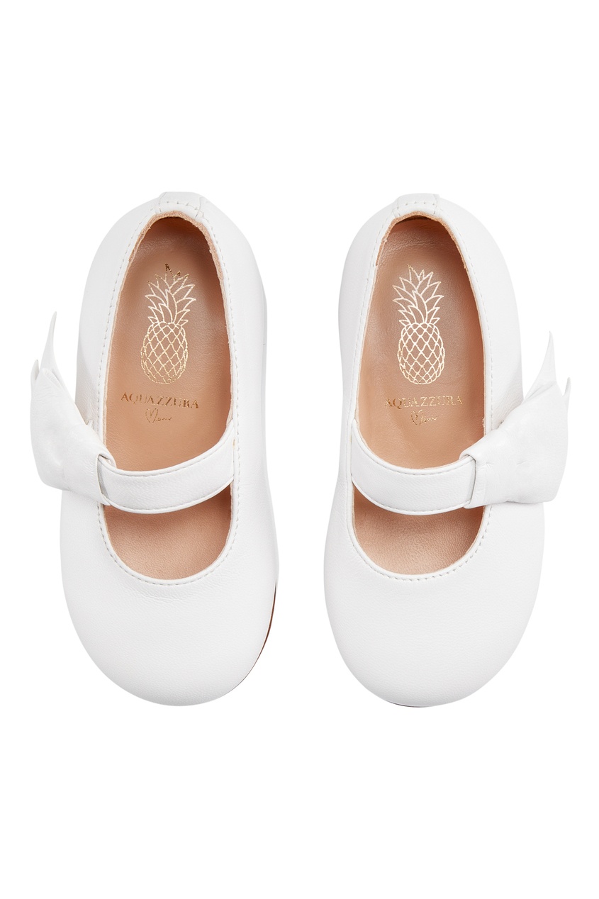 фото Детские балетки Bow Blossom Aquazzura kids