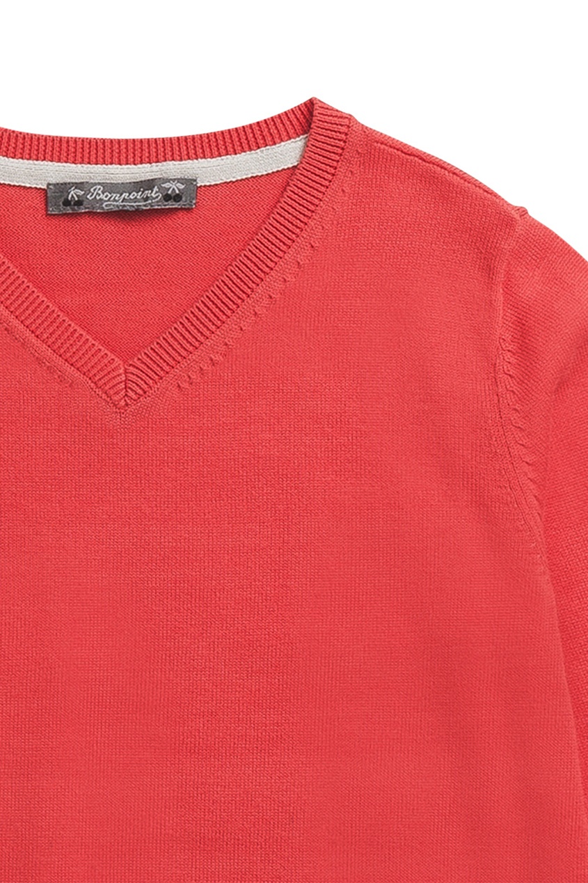 фото Красный пуловер Bonpoint