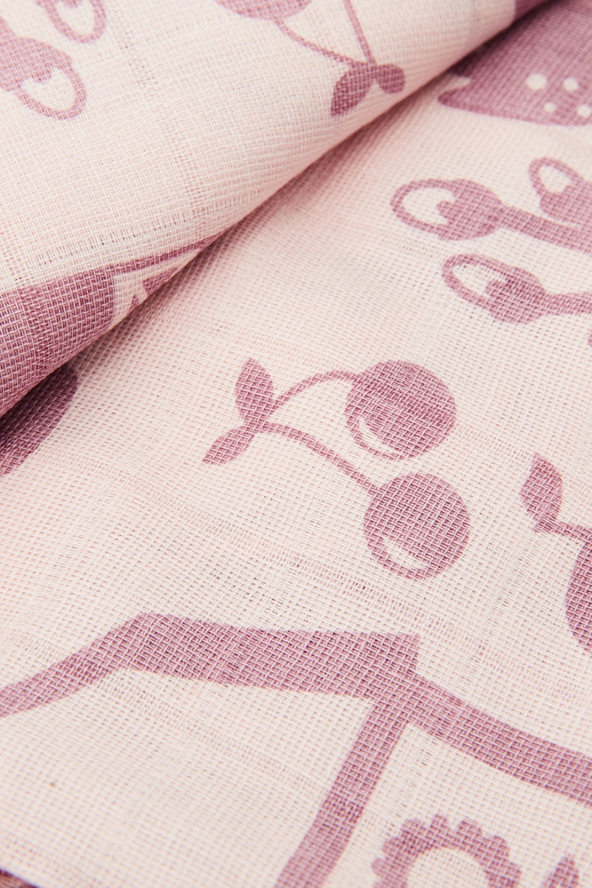 фото Набор розовых хлопковых пеленок sebra