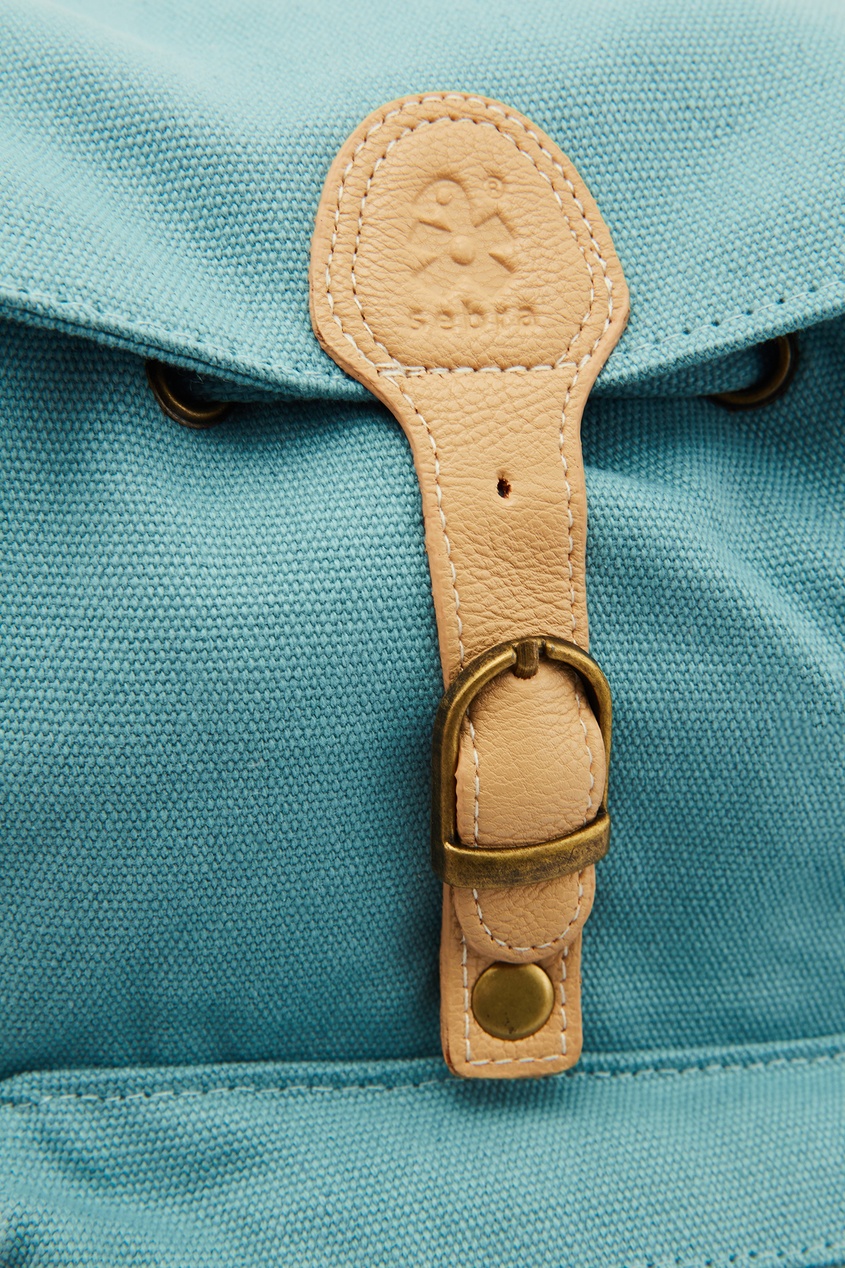фото Голубой хлопковый рюкзак sebra