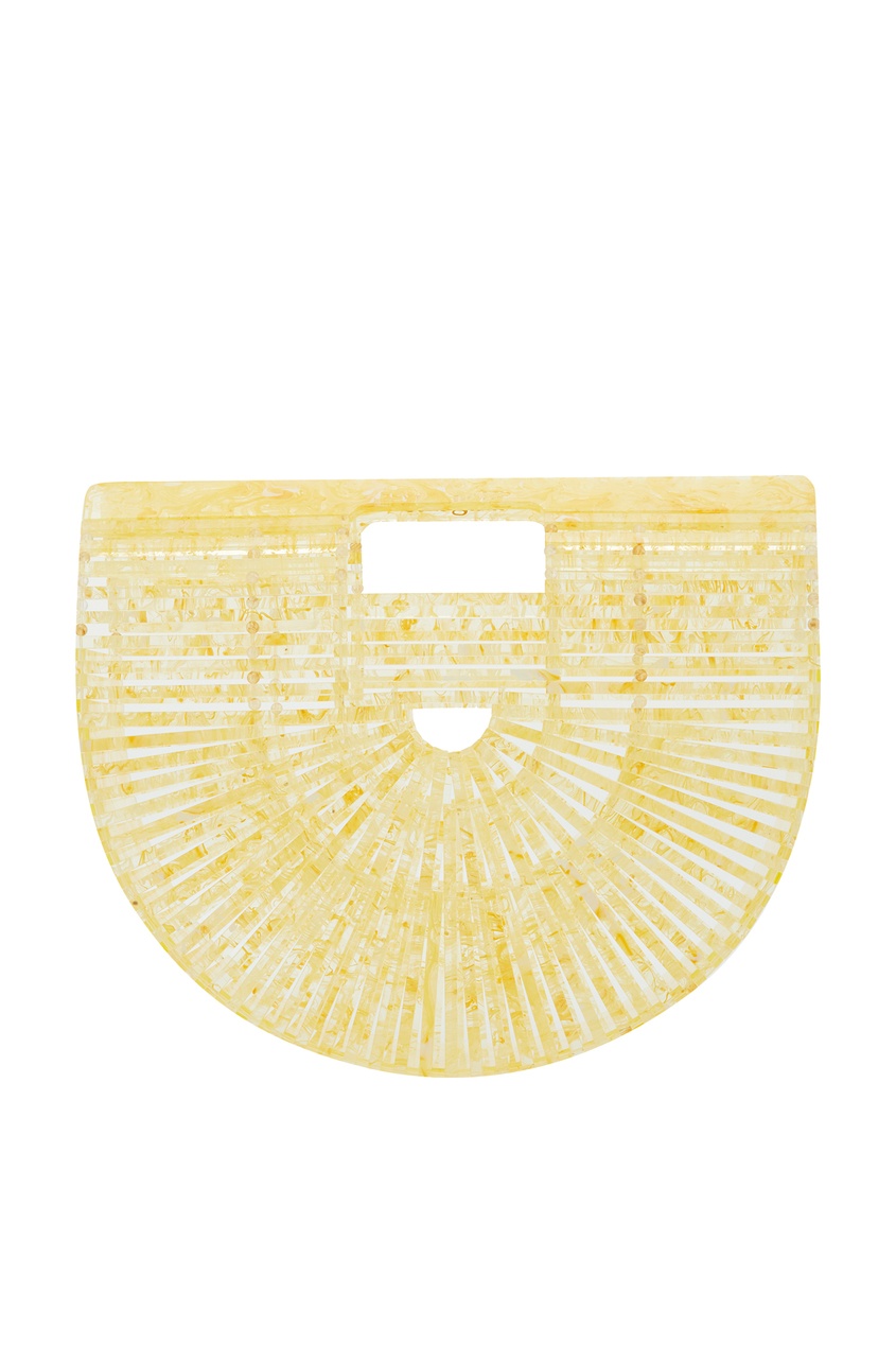 фото Лимонно-желтая сумка маленького размера ark cult gaia