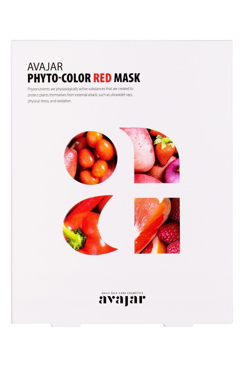 

Avajar Phyto-Color Red Mask- 1 уп. 10 шт, Красный