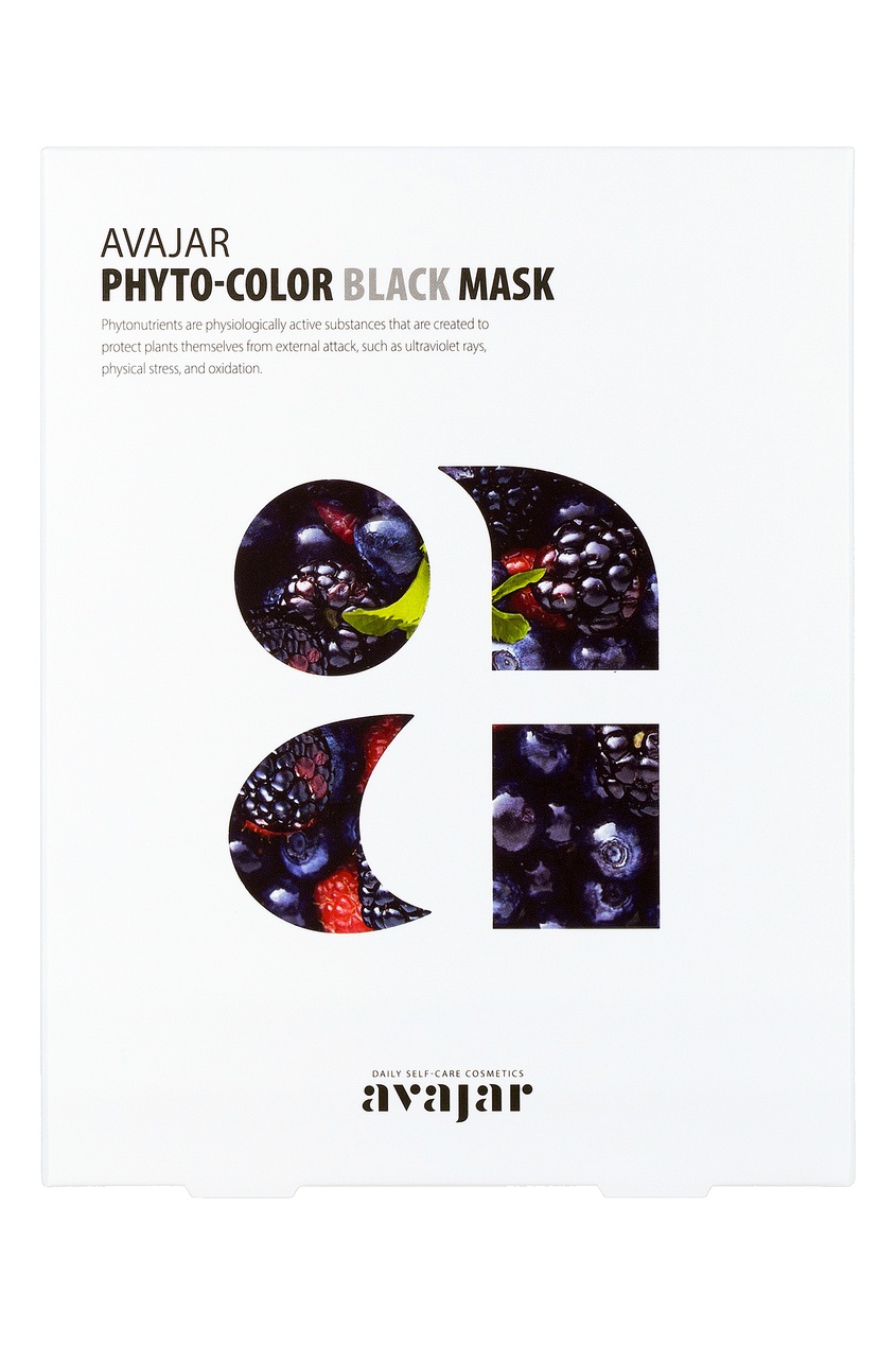 

Avajar Phyto-Color Black Mask- 1 уп. 10 шт, Черный
