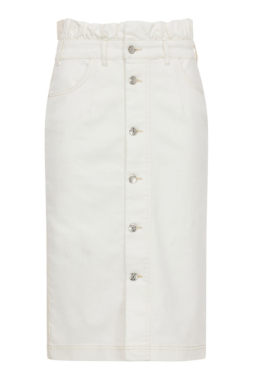 фото Белая юбка с пуговицами Claudie pierlot