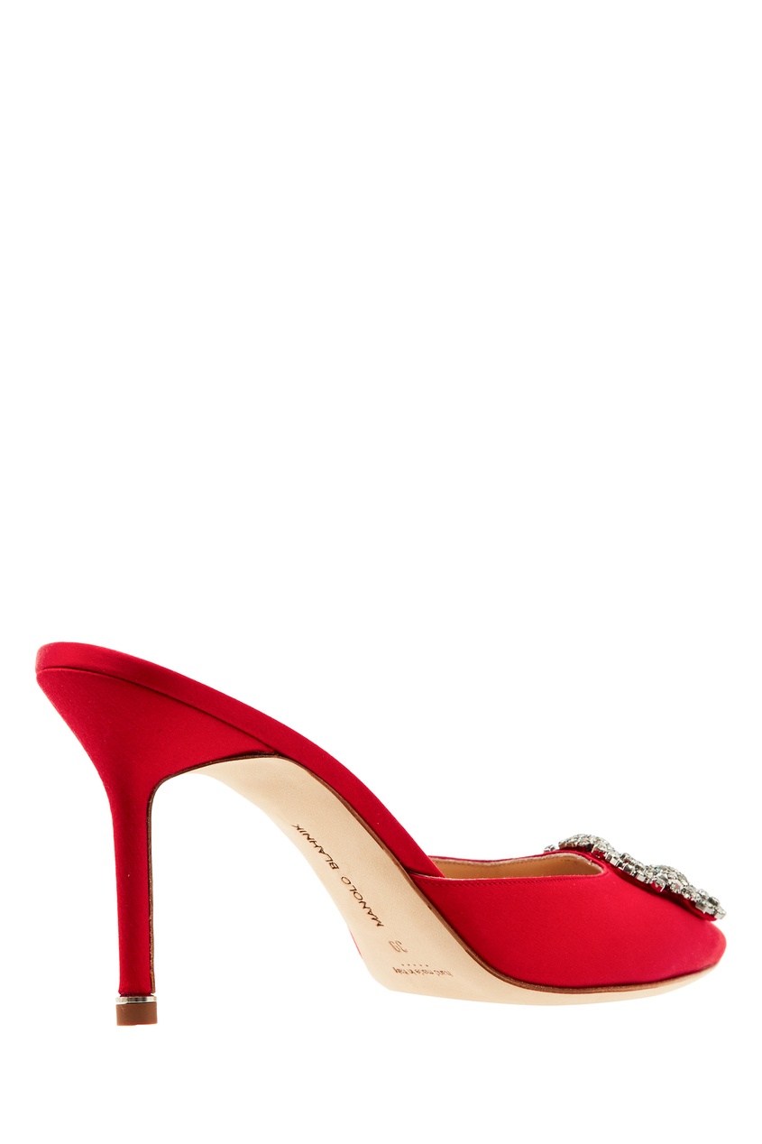 фото Красные мюли Hangisimu Manolo blahnik