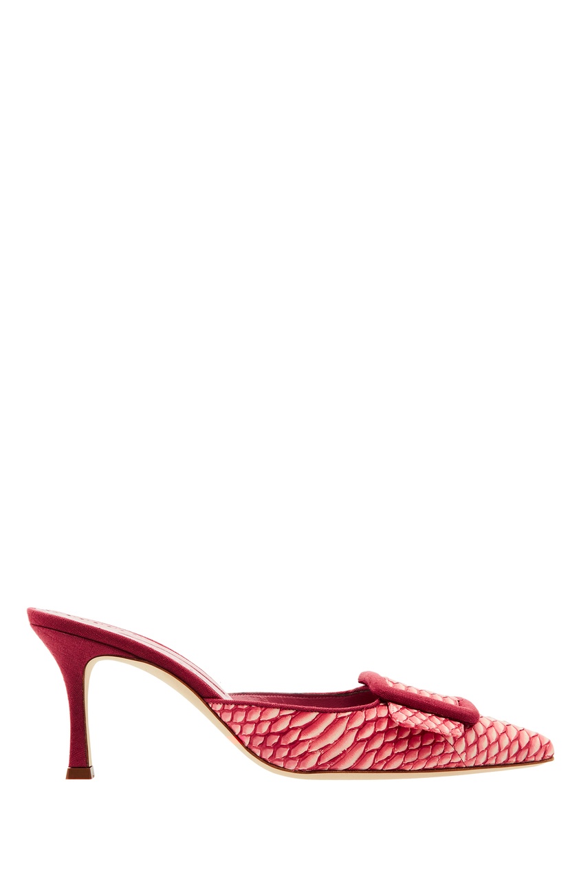 фото Розовые мюли Maysalebi Manolo blahnik