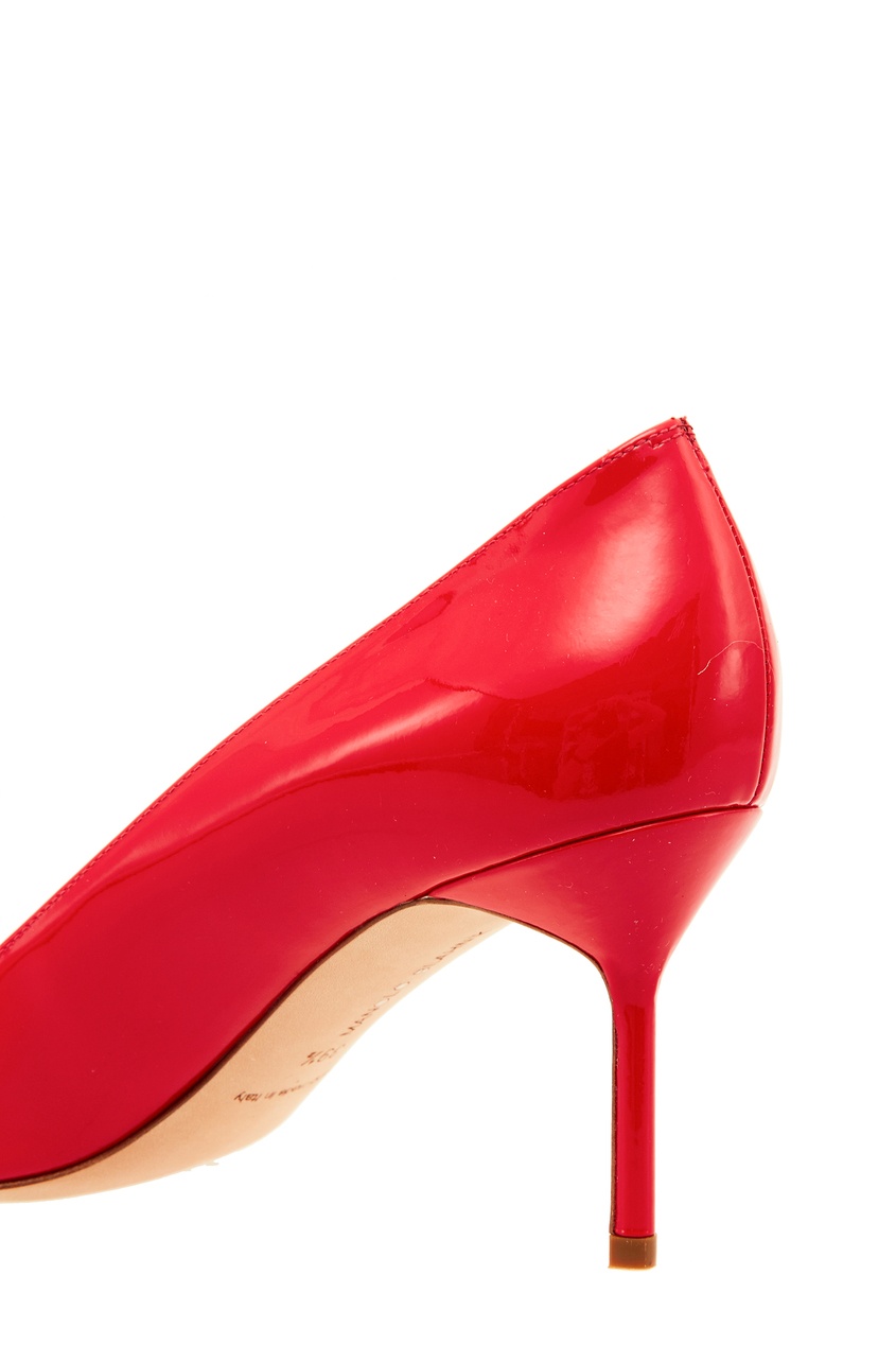 фото Красные лаковые туфли bb manolo blahnik