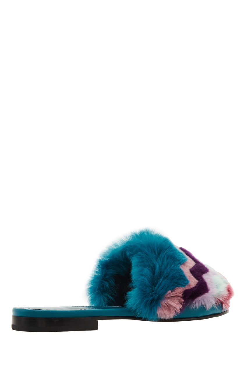 фото Разноцветные пантолеты Pelosus Manolo blahnik