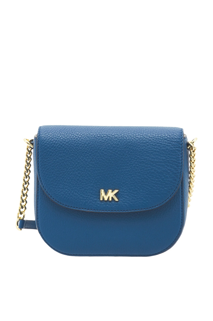 Синяя сумка-кроссбоди Mott от Michael Michael Kors