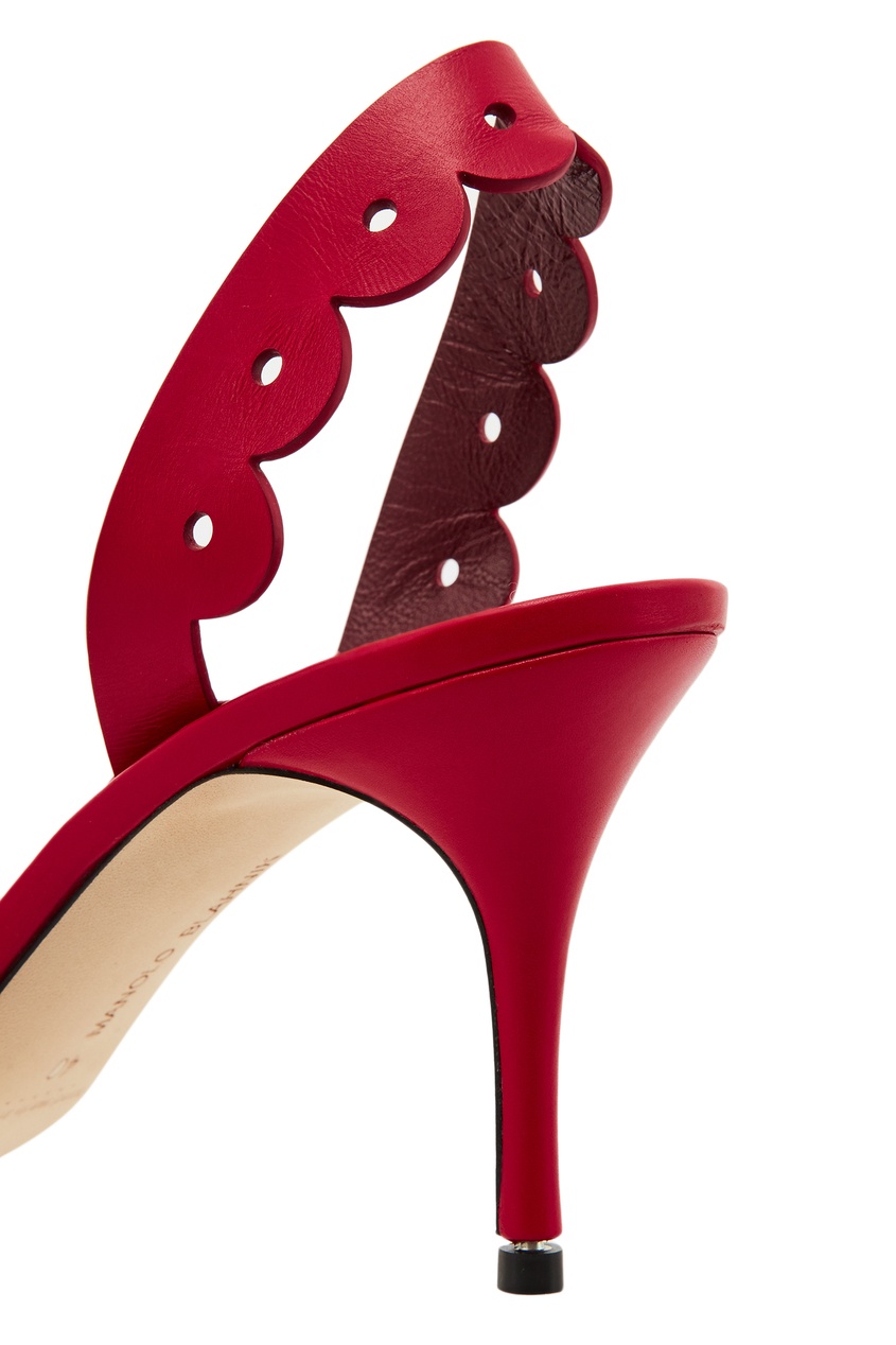 фото Красные туфли nikosli manolo blahnik