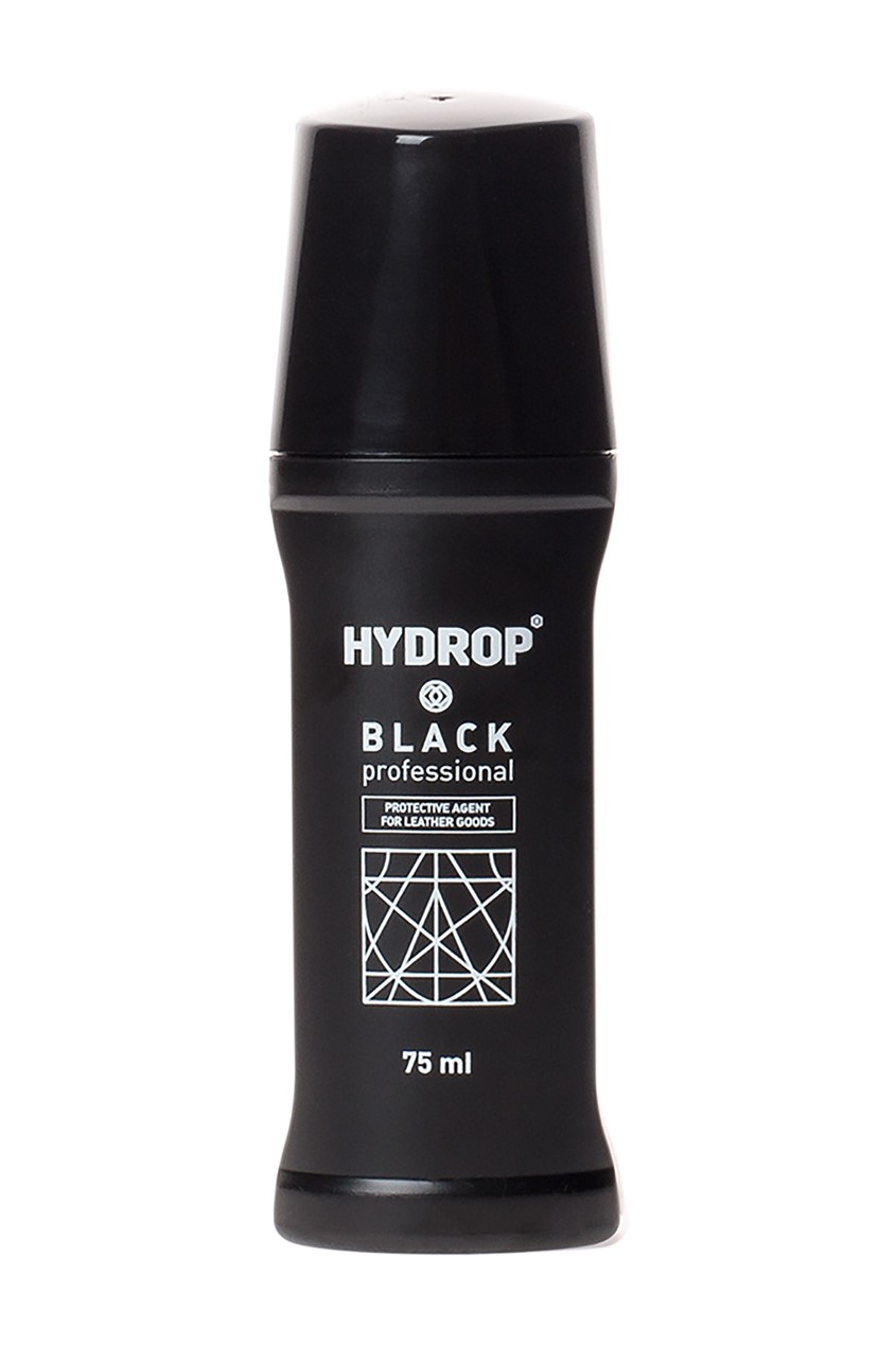 фото Hydrop Black - водоотталкивающее покрытие для изделий из гладкой черной кожи