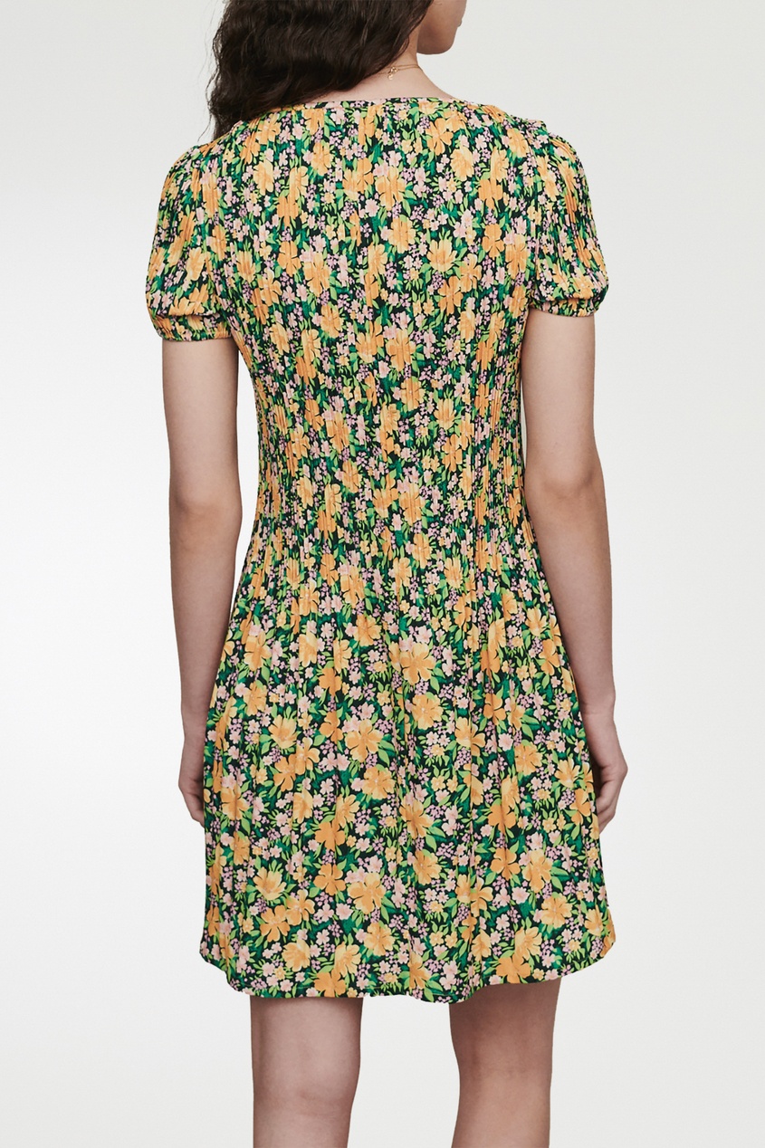 фото Мини-платье с цветочным принтом maje