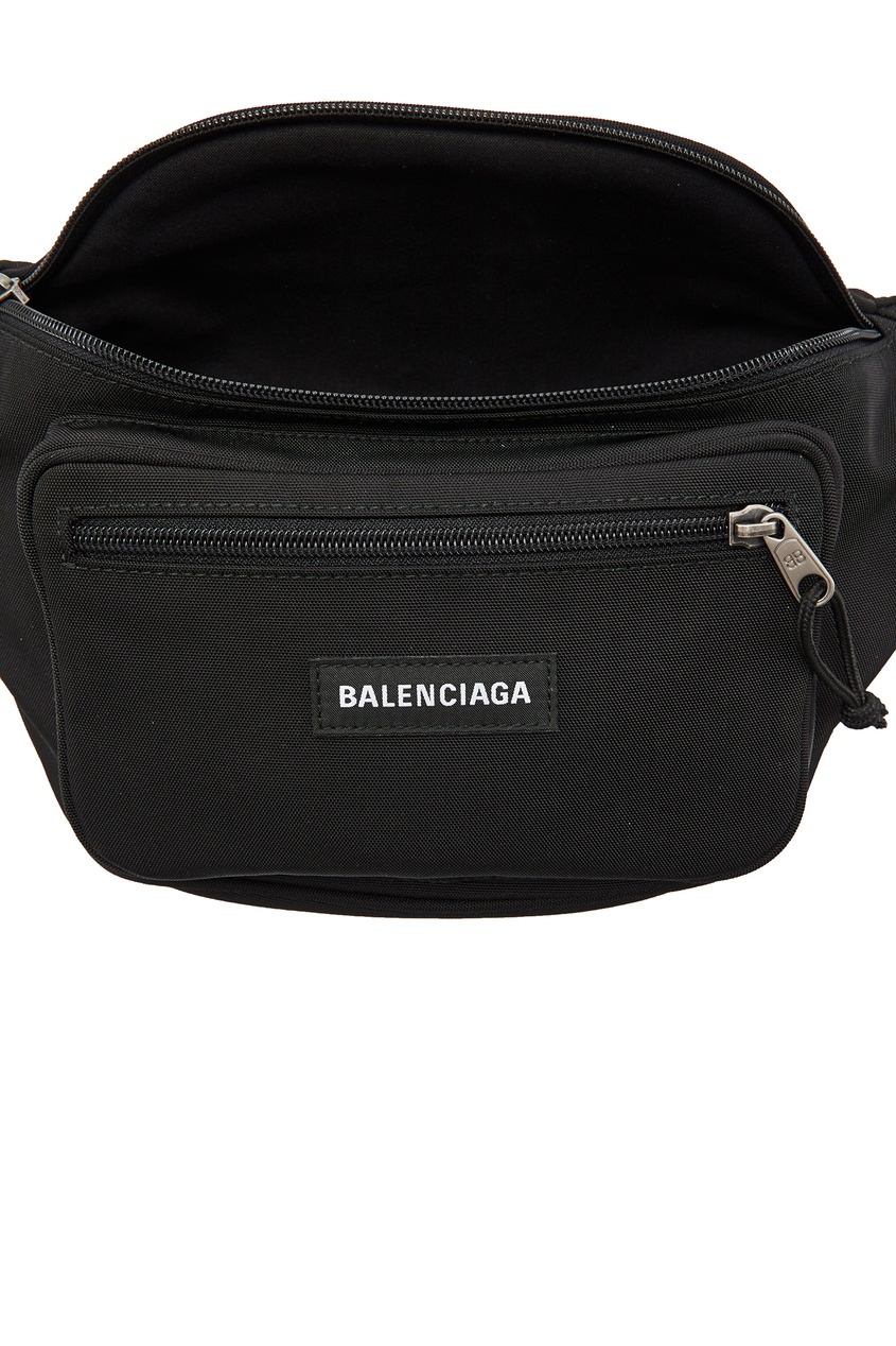 фото Черная поясная сумка Explorer Balenciaga man