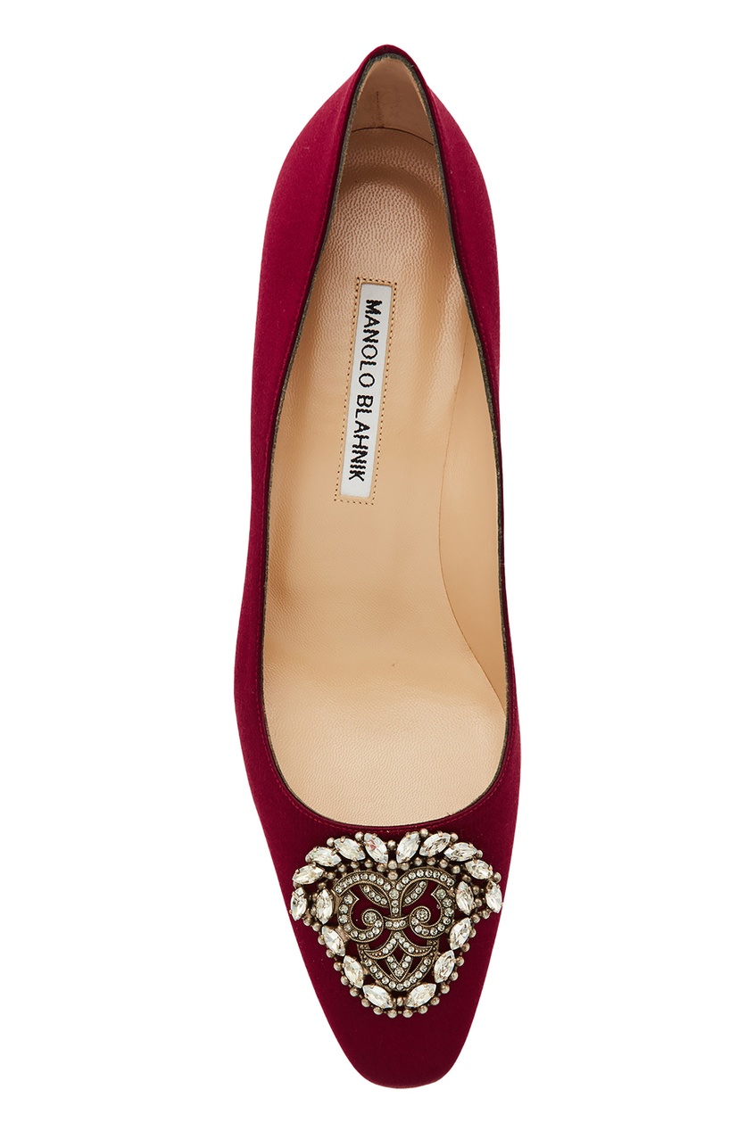 фото Бордовые туфли okkato 50 manolo blahnik