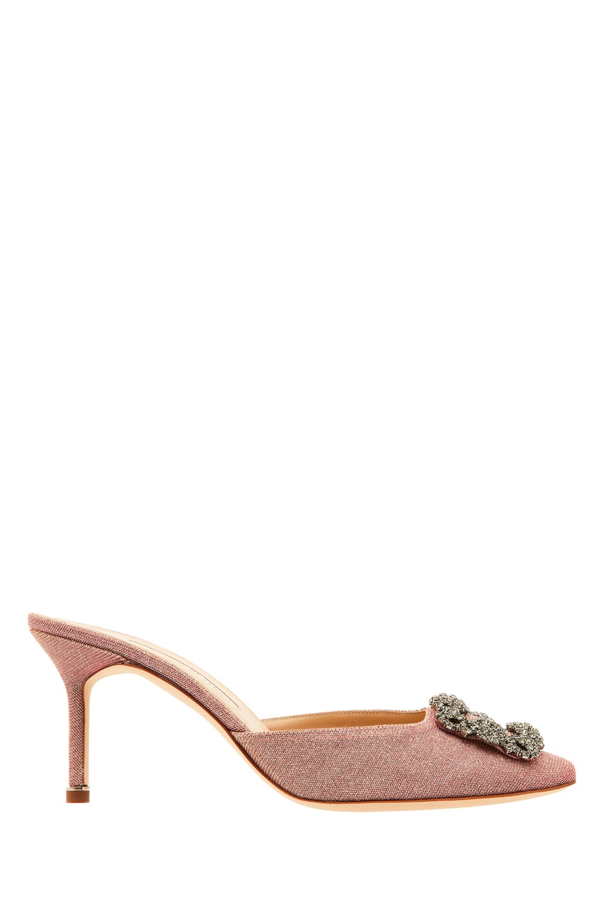 фото Розовые мюли Hangisimu Manolo blahnik