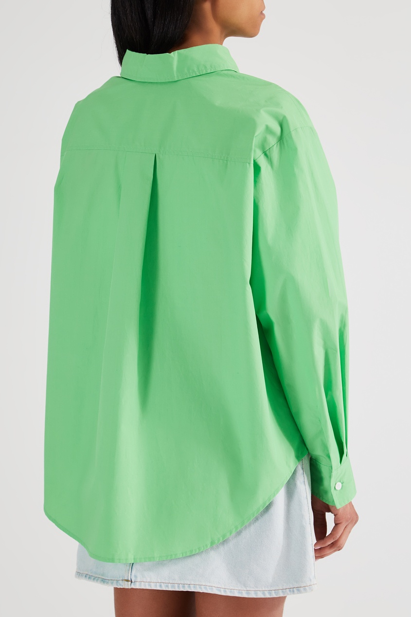 фото Зеленая блузка Mo&co