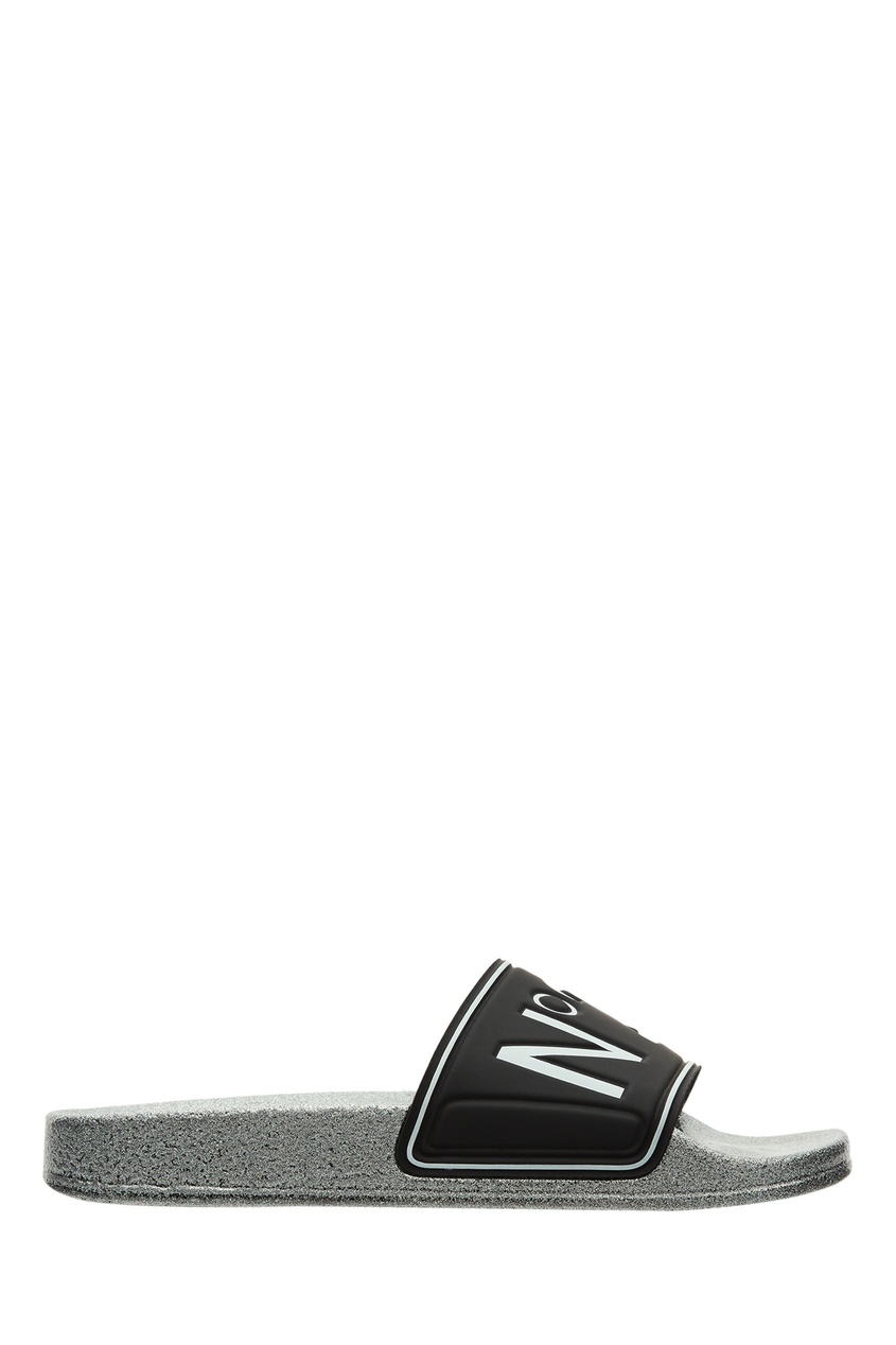 фото Черно-серебристые пантолеты с логотипом No.21