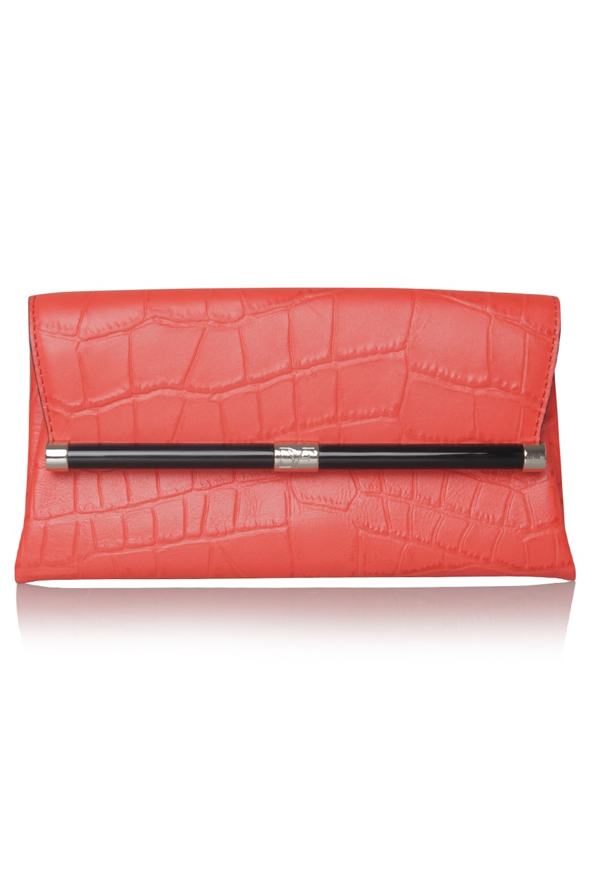 фото Кожаный клатч envelope clutch diane von furstenberg