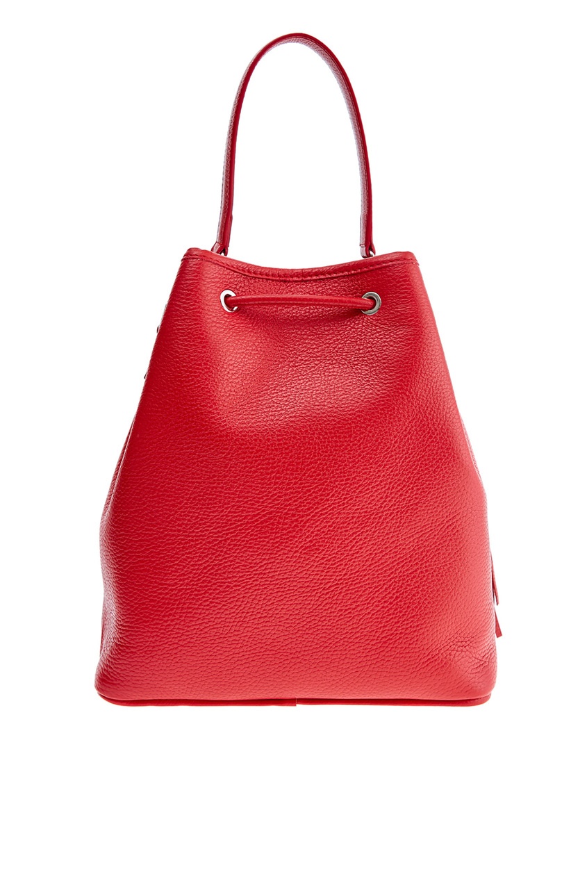 фото Красная сумка-торба santoni