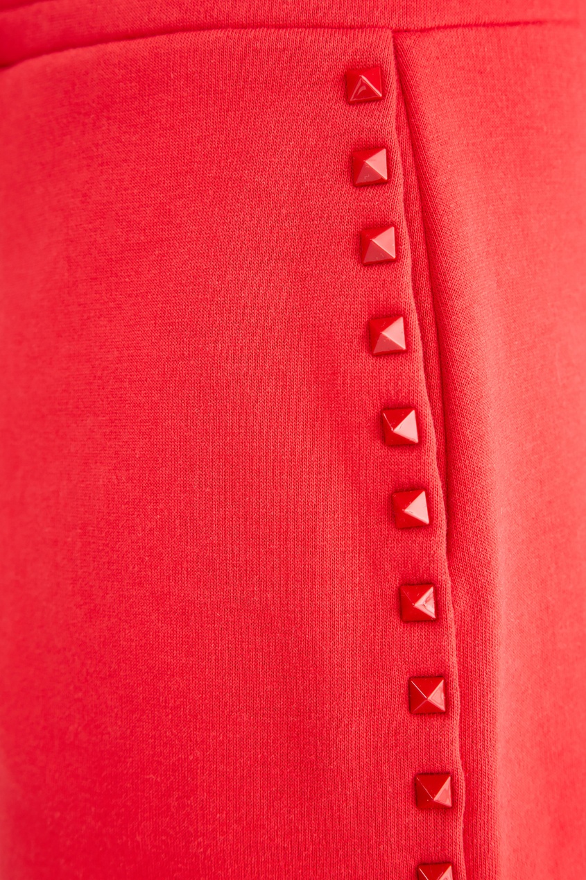фото Красные шорты с отделкой Valentino