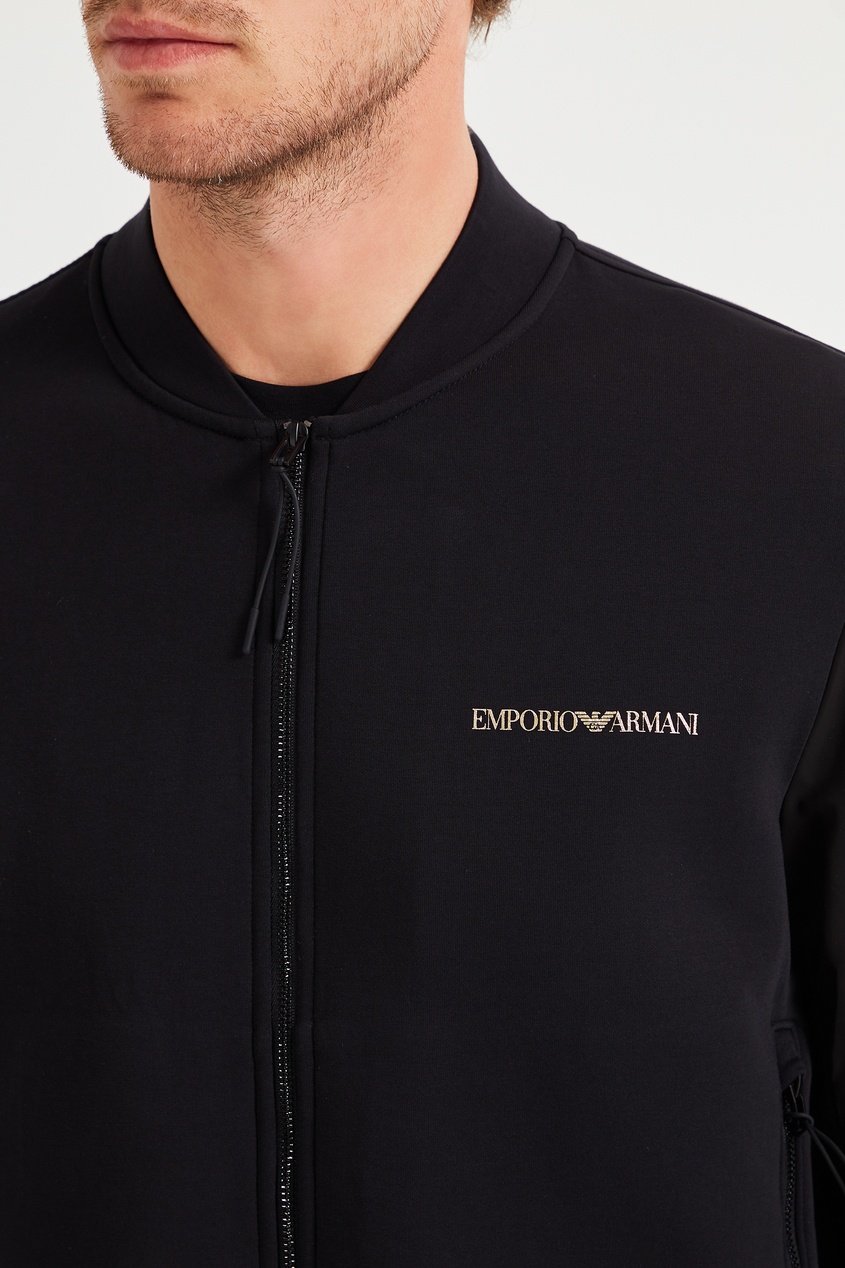 фото Черная олимпийка Emporio armani