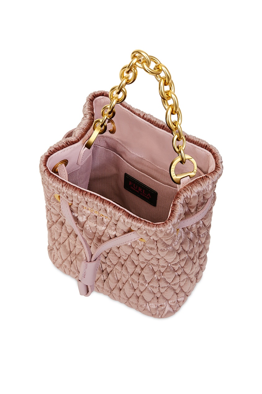 фото Розовая сумка Stasy Cometa Furla