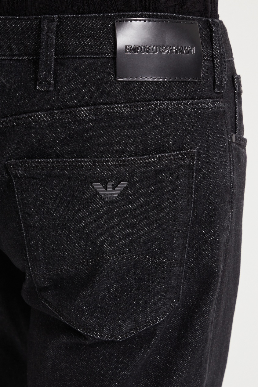 фото Черные джинсы с отворотами Emporio armani